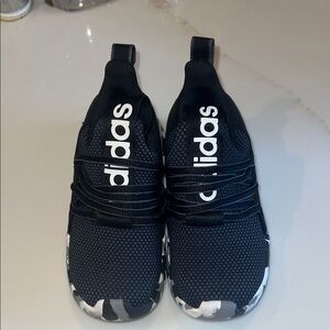 Adidas Kids Black and White Sneakers